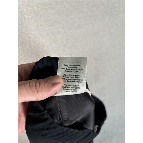 Wilfred Pants Women’s Size 6 Black Straight Leg Pleated Ankle Straight Pull On - Picture 9 of 12